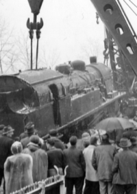 Déraillement à Lautenbach et grue Cockerill