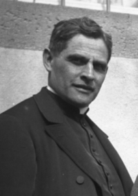 Le chanoine Charles Haaby et sa cousine Lina Ritter