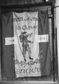 Le drapeau des conscrits de Sengern