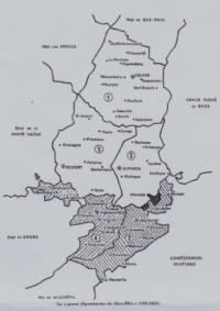 Quand le Chasseral était le point culminant du département du Haut-Rhin